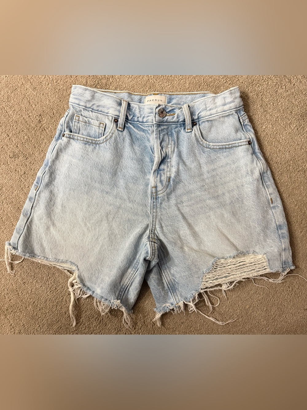 PacSun High Rise Relaxed Shorts SZ 25